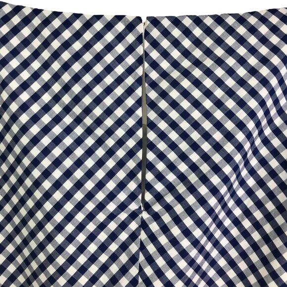 Anne Klein Dress Women 6 Maxi Preppy Blue Sleeveless Gingham Cottage Core - Picture 8 of 9